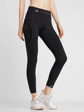 High Rise Mesh Pocket Running Leggings S Adidas Stella McCartney